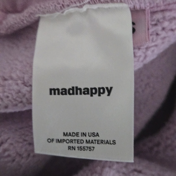 Madhappy Lavender Sweatpants Never Worn. New Without Tag - Picture 5 of 5